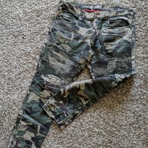 Men's camo jeans, 38x32